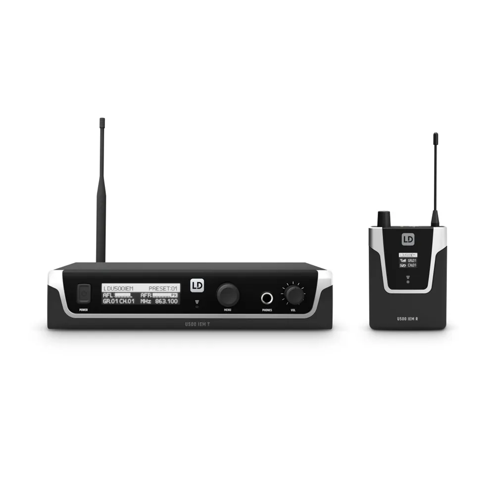 LD Systems U508 IEM - In-Ear Monitoring-System - 863 - 865 MHz + 823 - 832 MHz