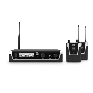 LD Systems U508 IEM BUNDLE - In-Ear Monitoring-System mit 2 x Bodypack - 863 - 865 MHz + 823 - 832 MHz