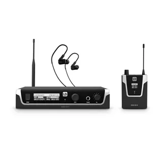 LD Systems U508 IEM HP - In-Ear Monitoring-System mit Ohrhörern - 863 - 865 MHz + 823 - 832 MHz