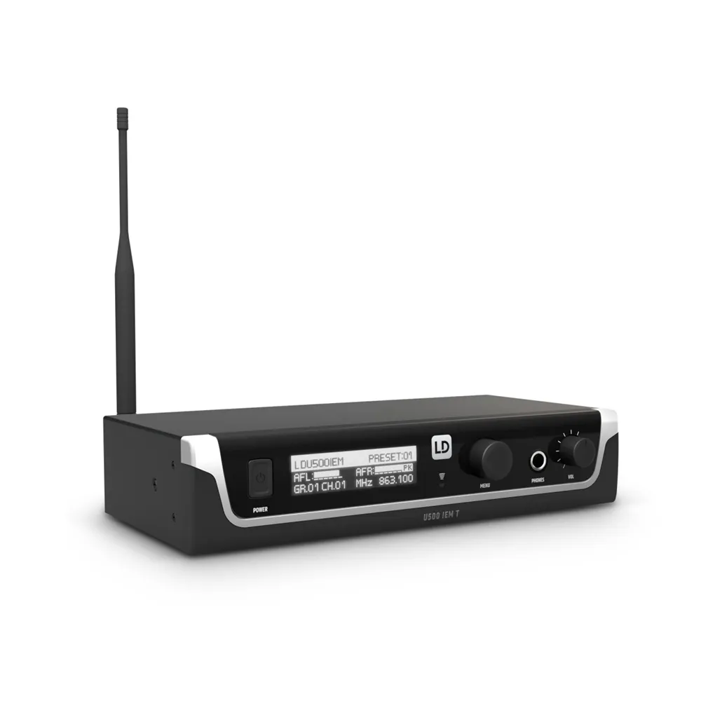 LD Systems U508 IEM HP - In-Ear Monitoring-System mit Ohrhörern - 863 - 865 MHz + 823 - 832 MHz