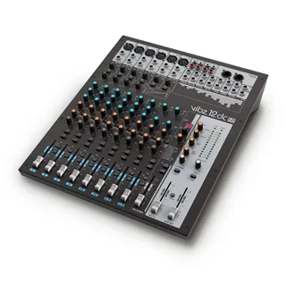 LD Systems VIBZ 12 DC - 12-Kanal Mischpult mit DFX und Kompressor