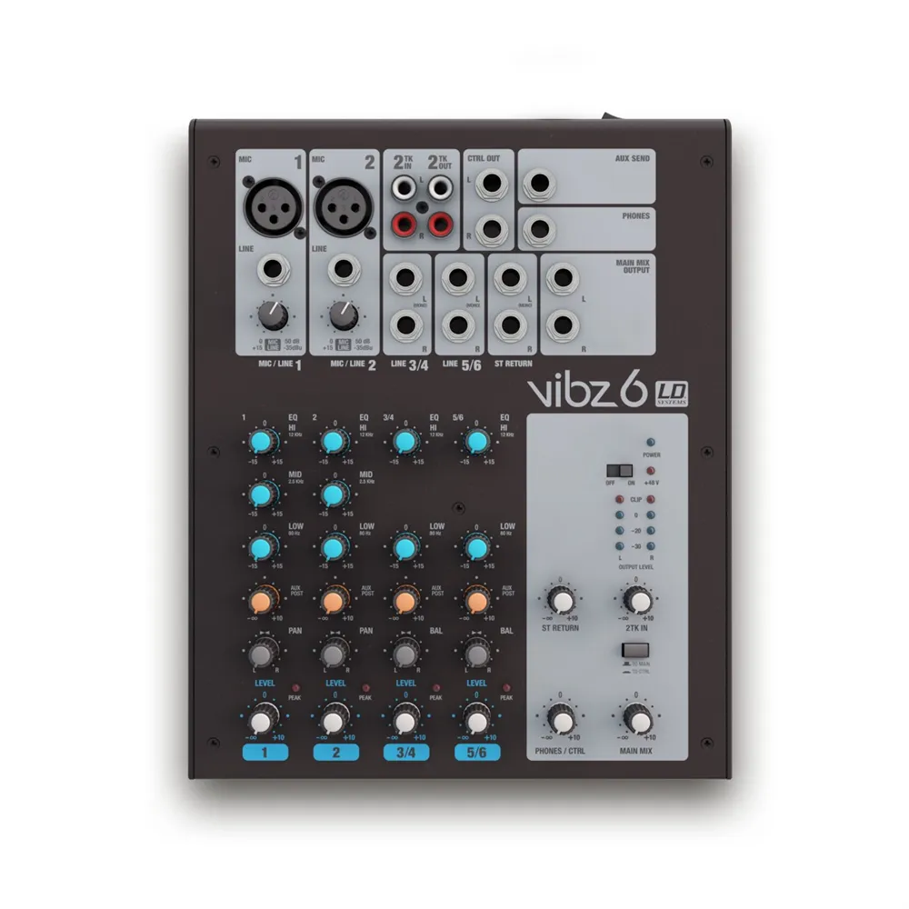 LD Systems VIBZ 6 - 6-Kanal Mixing Console