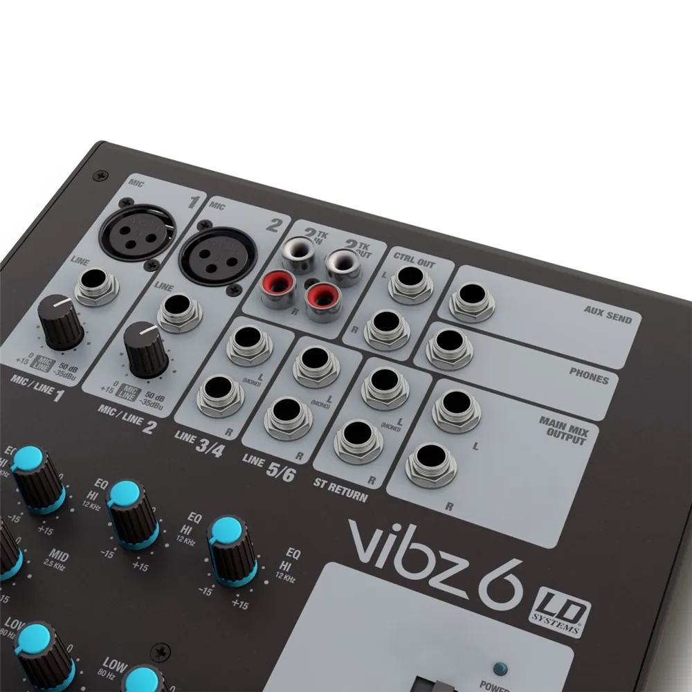 LD Systems VIBZ 6 - 6-Kanal Mixing Console
