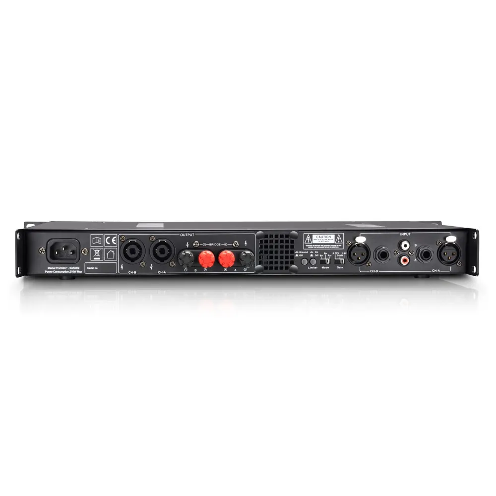 LD Systems XS 200 - PA Endstufe Class D 2 x 100 W 4 Ohm