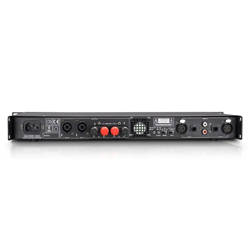LD Systems XS 400 - PA Endstufe Class D 2 x 200 W 4 Ohm