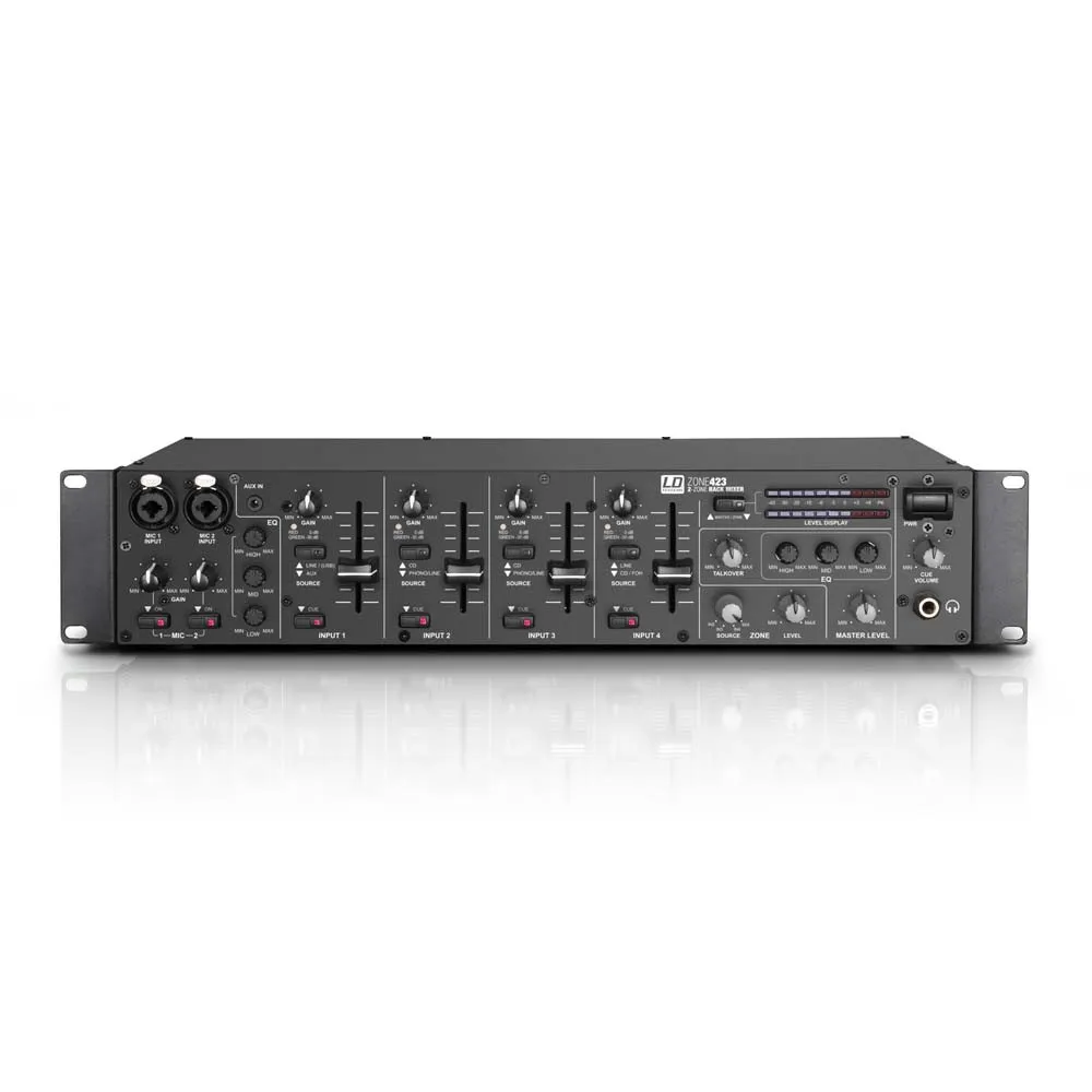 LD Systems ZONE 423 - 19" 2-Zonen Mixer 2HE
