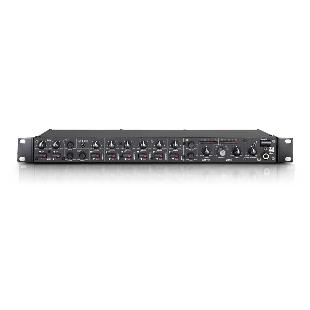 LD Systems ZONE 622 - 19" 2-Zonen Mixer 1HE