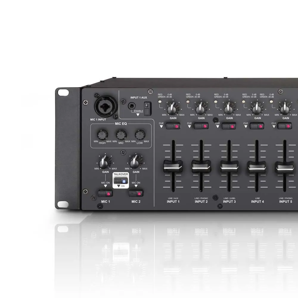 LD Systems ZONE 624 - 19" 4-Zonen Mixer 3HE