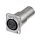 Neutrik NA3FDM - Adapter in D-Form XLR 3-Pol Female auf XLR 3-Pol Male Neutrik®