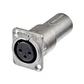 Neutrik NA3FDM - Adapter in D-Form XLR 3-Pol Female auf XLR 3-Pol Male Neutrik®