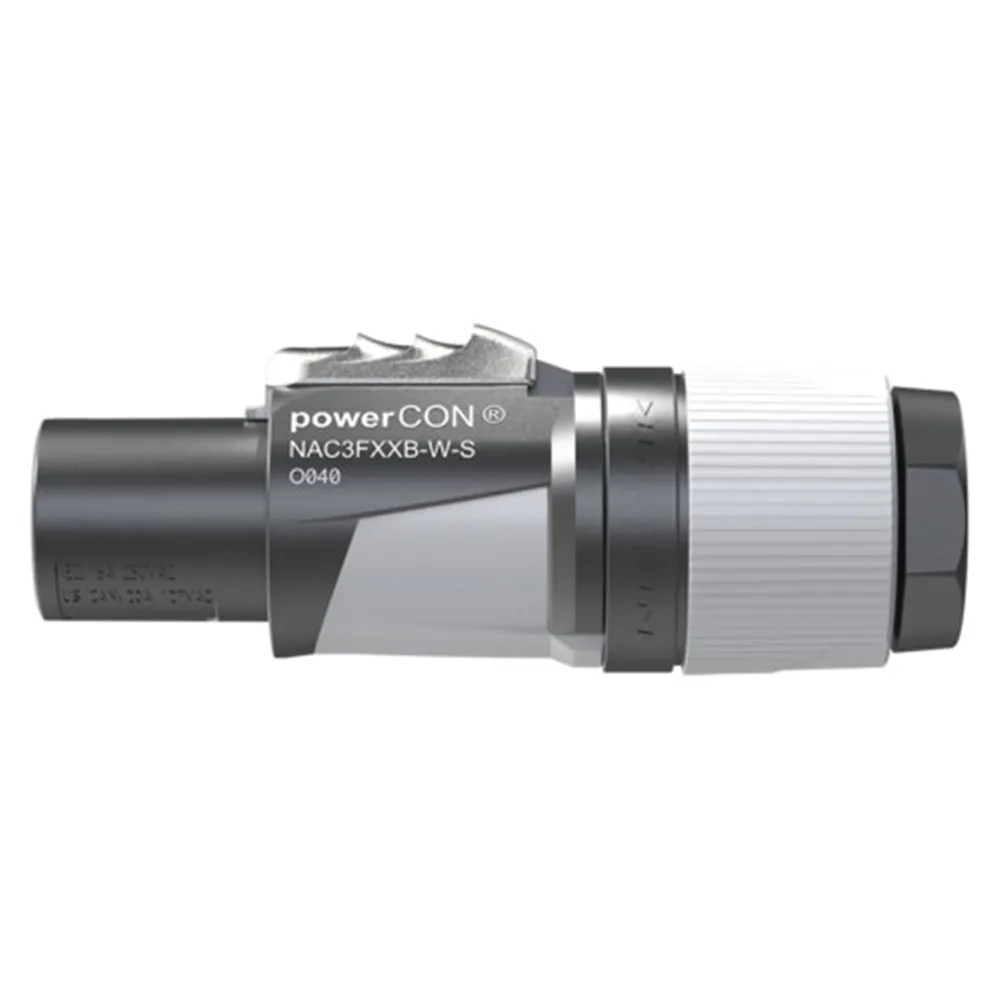 Neutrik NAC3FXXB-W-S - Neutrik powerCON® weiß PowerOut Small