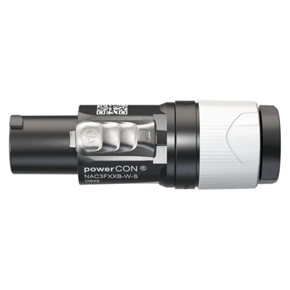 Neutrik NAC3FXXB-W-S - Neutrik powerCON® weiß PowerOut Small