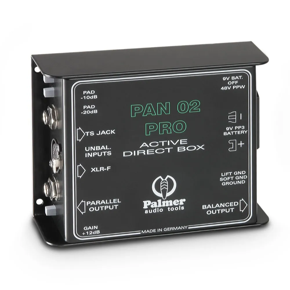Palmer PAN 02 PRO - Professionelle DI-Box aktiv