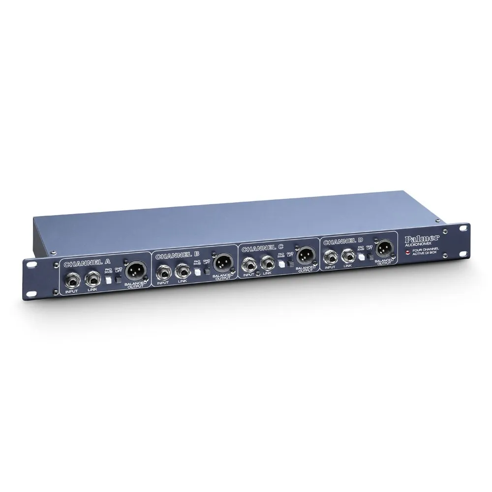 Palmer PAN 03 - 19" DI-Box 4-Kanal aktiv
