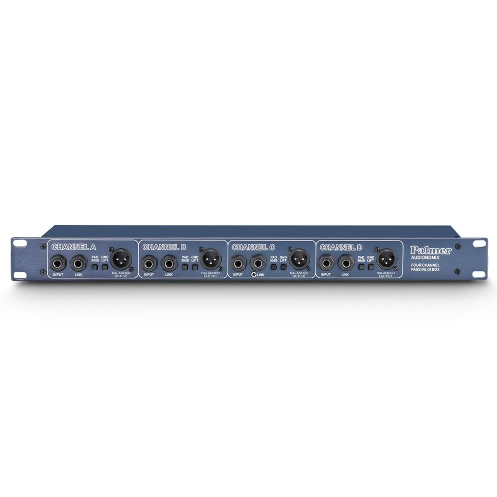 Palmer PAN 03 PASS - 19" DI-Box 4-Kanal passiv