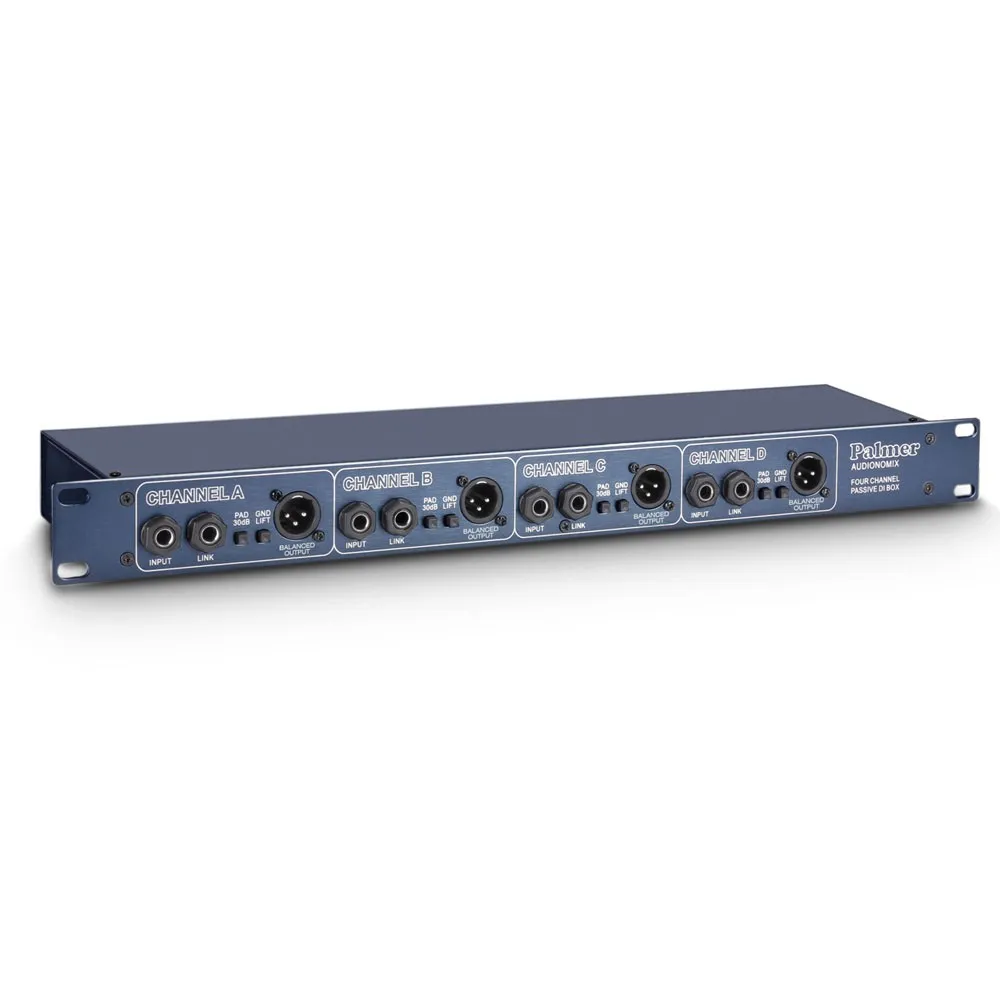 Palmer PAN 03 PASS - 19" DI-Box 4-Kanal passiv
