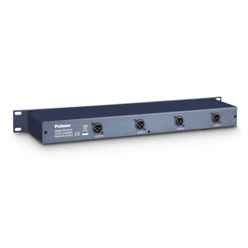 Palmer PAN 03 PASS - 19" DI-Box 4-Kanal passiv