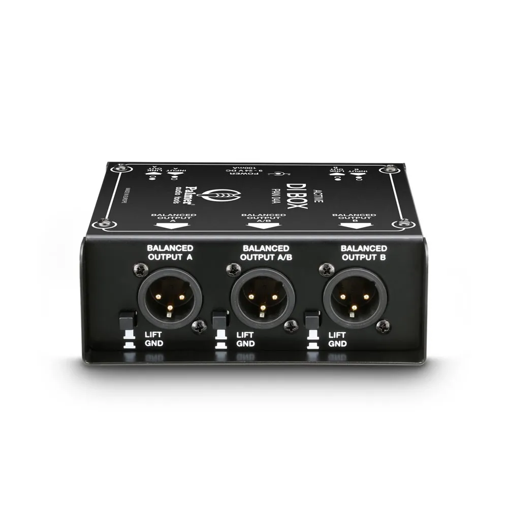 Palmer PAN 04 A - Aktive 2-Kanal DI-Box