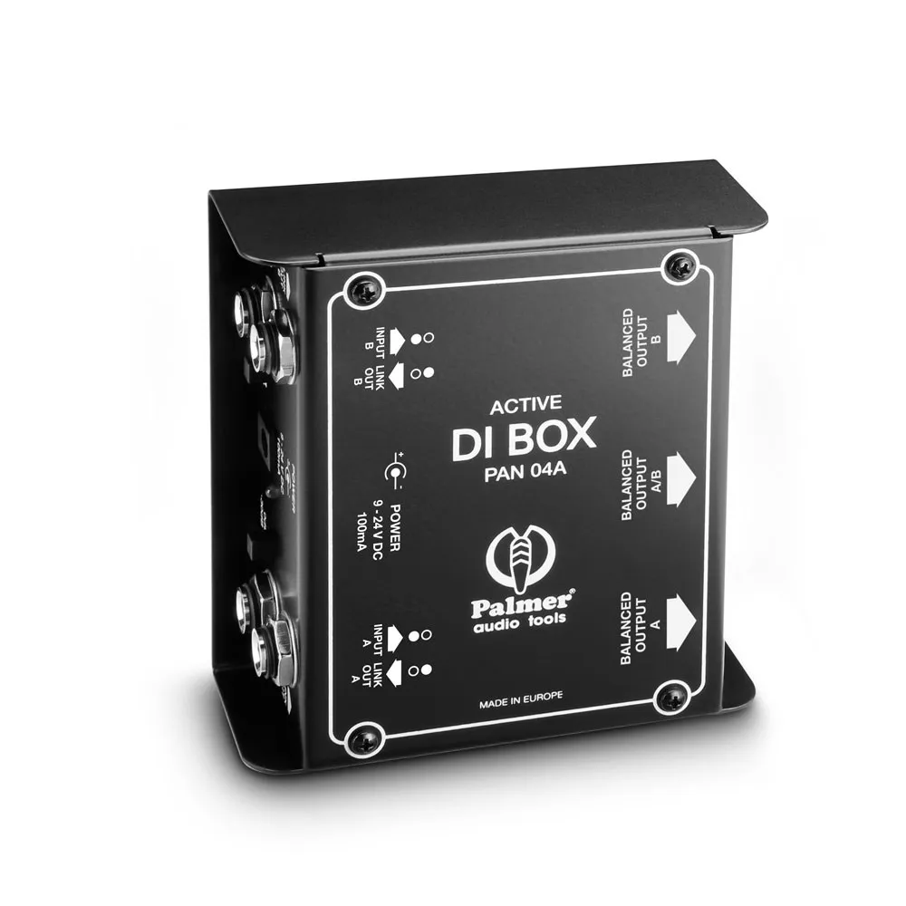 Palmer PAN 04 A - Aktive 2-Kanal DI-Box