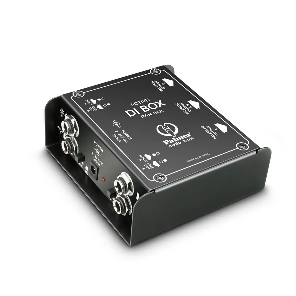 Palmer PAN 04 A - Aktive 2-Kanal DI-Box