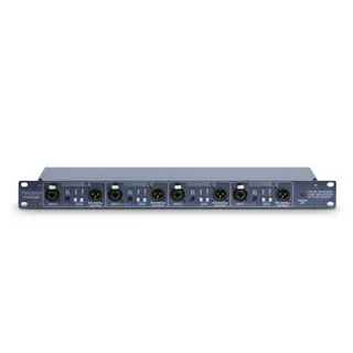 Palmer PAN 08 - 19"  DI-Box/Line Isolator 4-Kanal aktiv