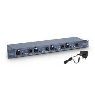 Palmer PAN 08 - 19"  DI-Box/Line Isolator 4-Kanal aktiv