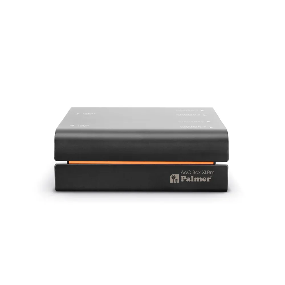 Palmer AoC Box XLRm - Audio over Cat Box von etherCON auf 4 x XLR male