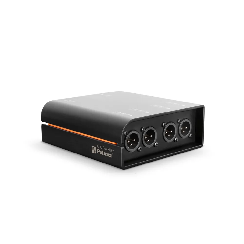 Palmer AoC Box XLRm - Audio over Cat Box von etherCON auf 4 x XLR male