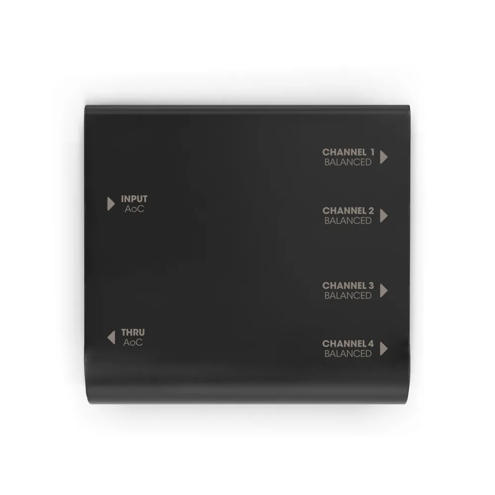 Palmer AoC Box XLRm - Audio over Cat Box von etherCON auf 4 x XLR male