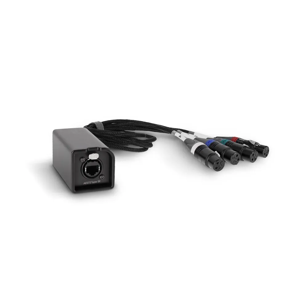 Palmer AoC Loom XLRf - Audio over Cat Multicore-Adapterkabel von etherCON auf 4 x XLR female