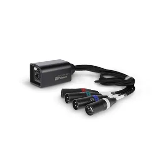 Palmer AoC Loom XLRm - Audio over Cat Multicore-Adapterkabel von etherCON auf 4 x XLR male