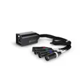 Palmer AoC Loom XLRm - Audio over Cat Multicore-Adapterkabel von etherCON auf 4 x XLR male