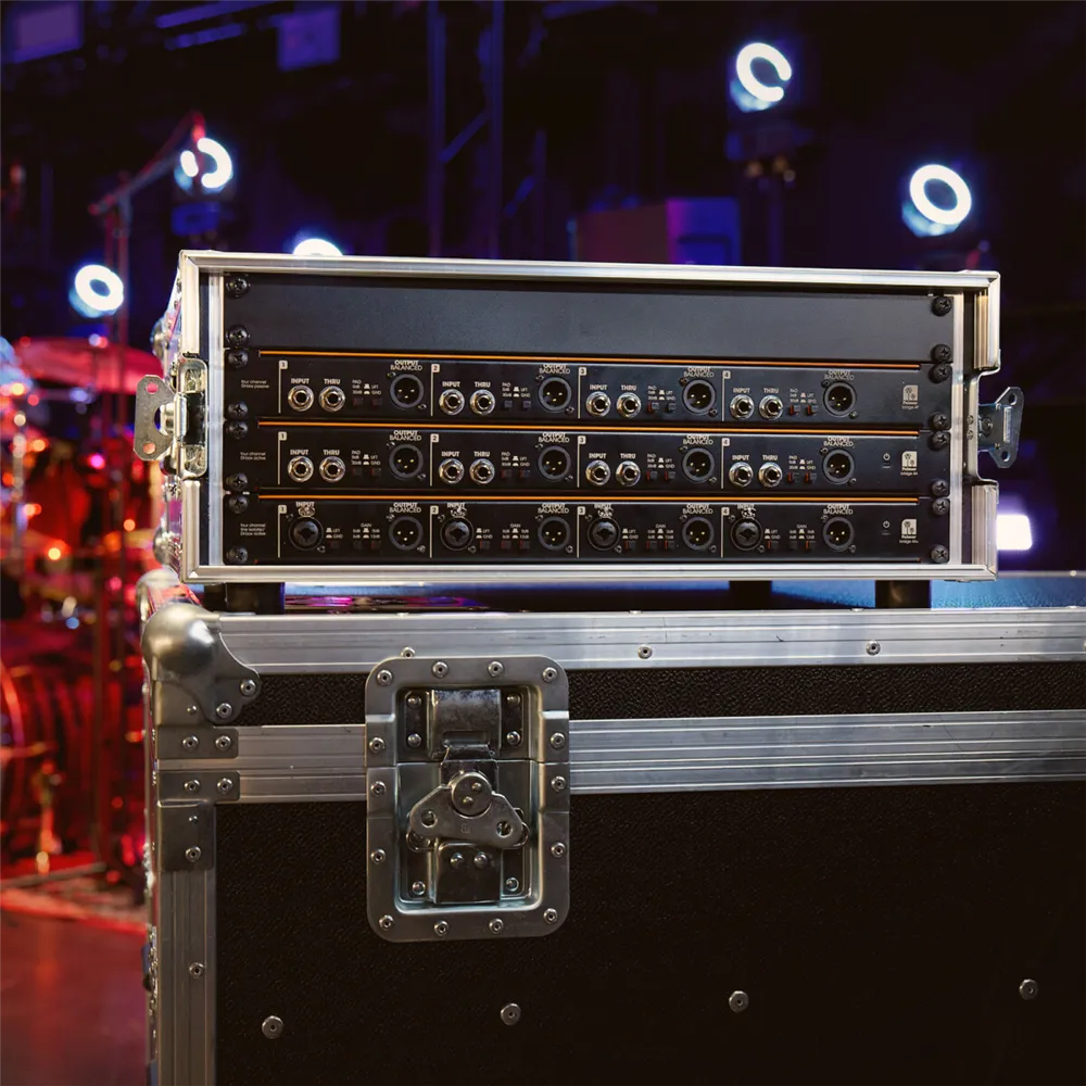 Palmer BRIDGE 4A - 4-kanalige, aktive DI-Box im 19"-Rackformat
