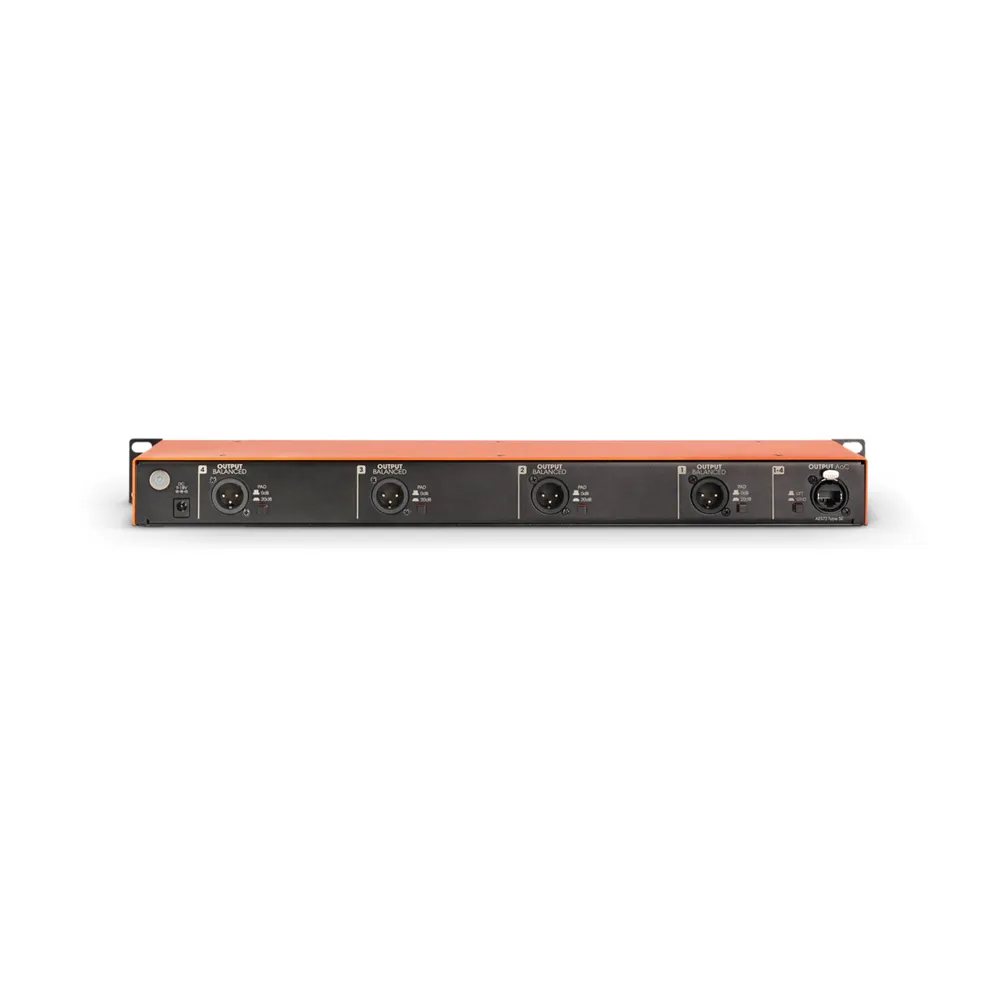 Palmer BRIDGE 4A+ - 4-kanalige, aktive DI-Box/Line-Isolation-Box im 19"-Rackformat
