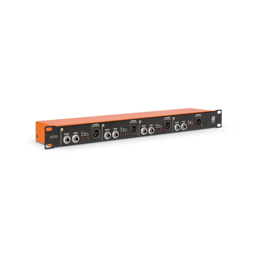 Palmer BRIDGE 4P - 4-kanalige passive DI-Box im 19"-Rackformat