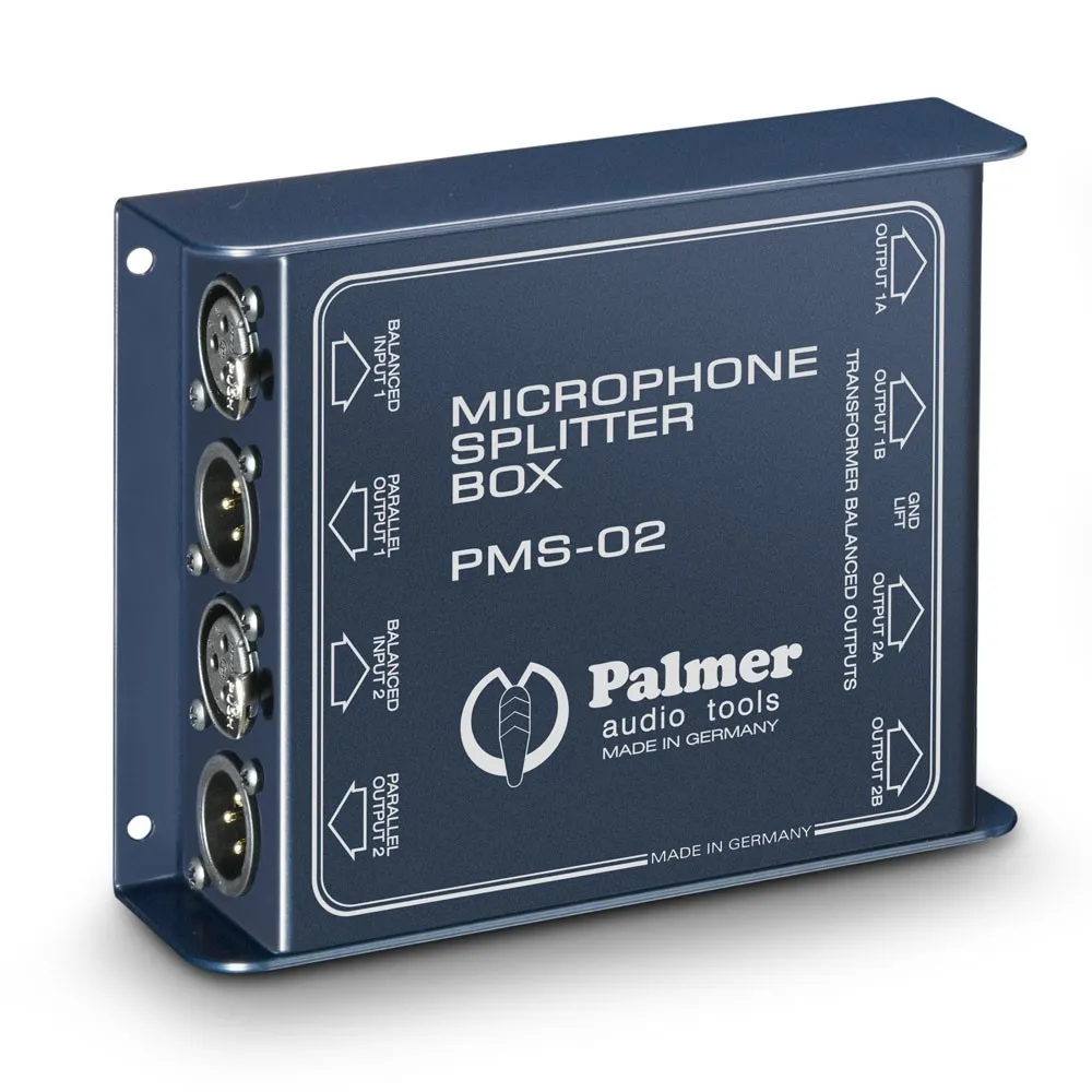 Palmer MS 02 - Mikrofon Splitter 2 Kanal