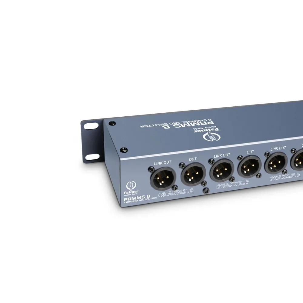 Palmer RMMS 8 - 8-Kanal Mikrofon-Splitter