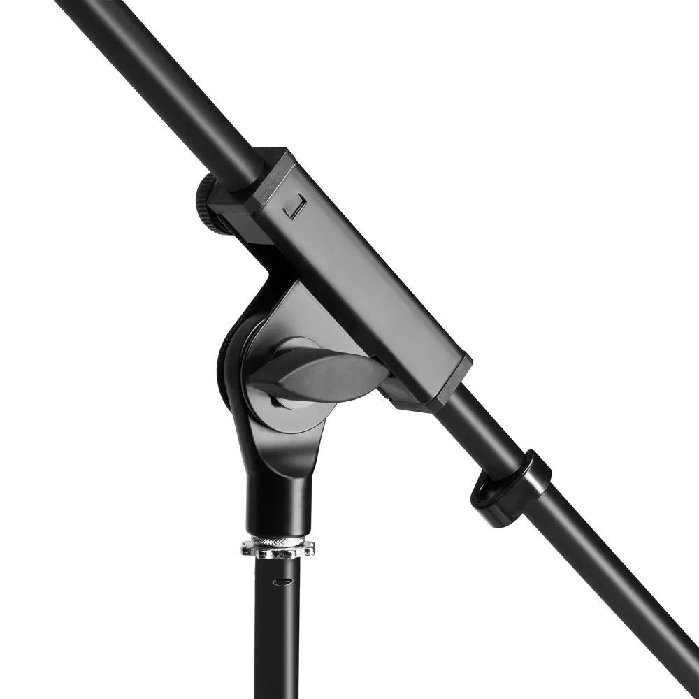 Adam Hall Stands S 10 B - Mikrofonstativ mit Galgen und Glocken-Schnellverriegelung