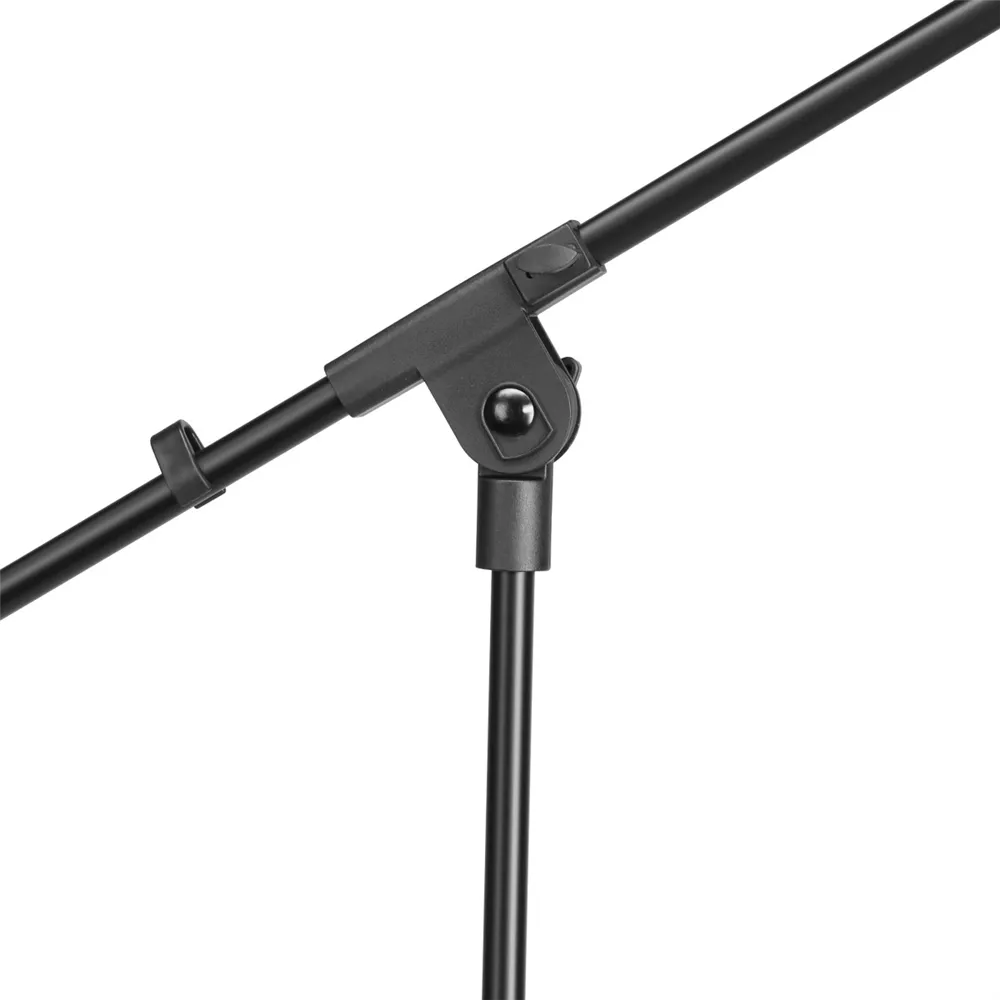 Adam Hall Stands S 5 BE - Mikrofonständer mit Schwenkarm, Schwarz