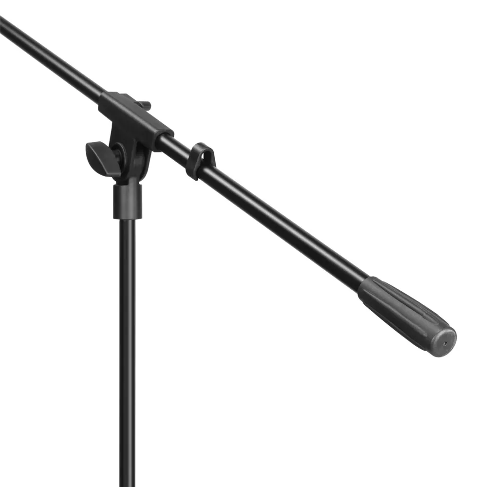 Adam Hall Stands S 5 BE - Mikrofonständer mit Schwenkarm, Schwarz