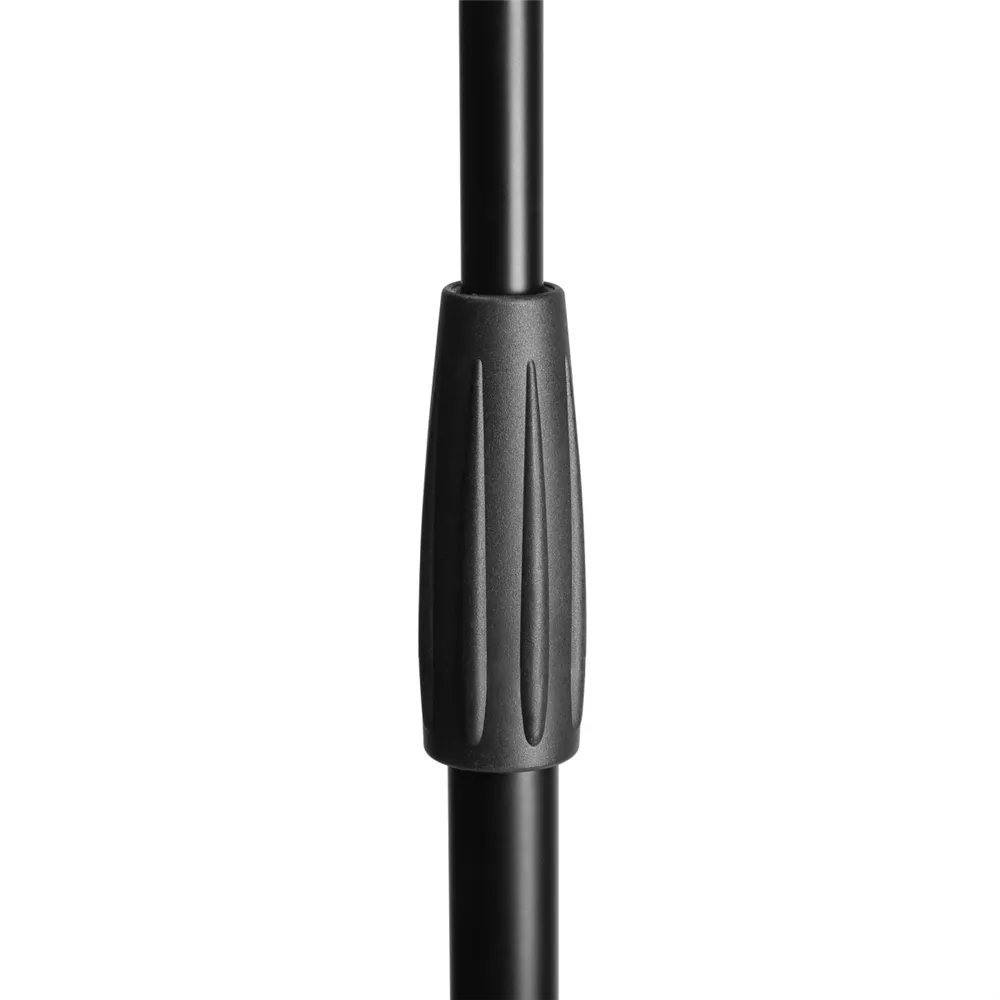 Adam Hall Stands S 5 BE - Mikrofonständer mit Schwenkarm, Schwarz