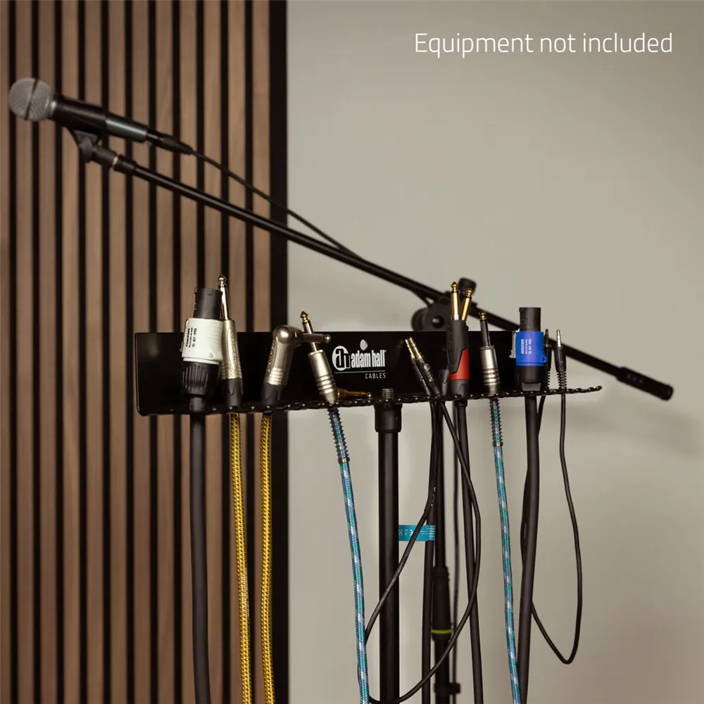 Adam Hall Cables CABLE HOLDER PRO - Kabelhalterung für Wand- oder Stativmontage mit 3/8" Gewinde