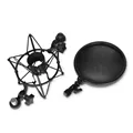Adam Hall Stands DSM 400 - Mikrofonspinne mit Pop Filter