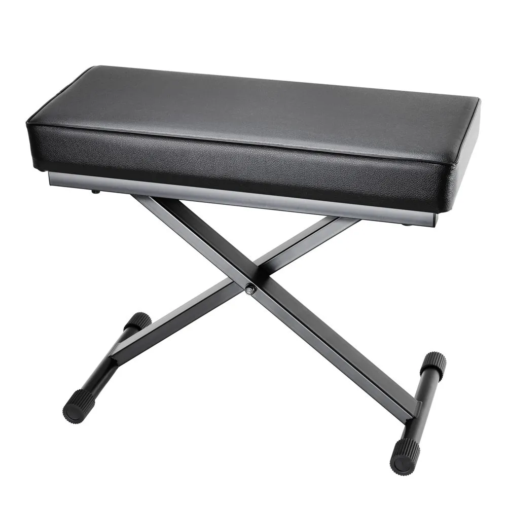 Adam Hall Stands SKT 17 - Extra Dick Gepolsterte Zusammenklappbare Keyboard-Bank