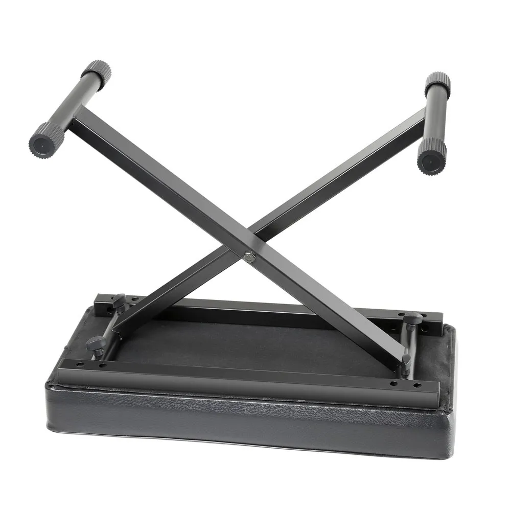 Adam Hall Stands SKT 17 - Extra Dick Gepolsterte Zusammenklappbare Keyboard-Bank