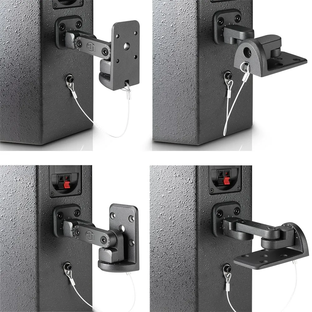 Adam Hall Stands SUWMB 10 B - Universal Wandhalterung für Boxen bis 10kg schwarz