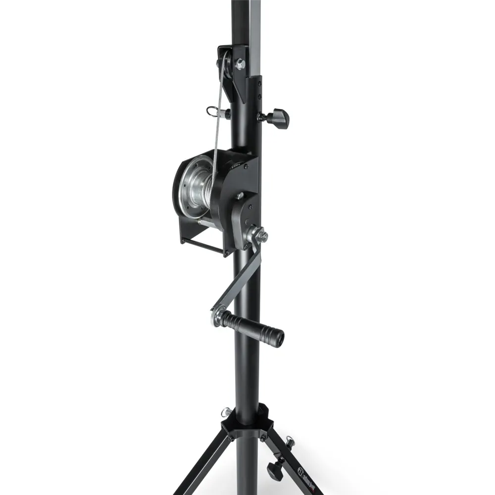 Adam Hall Stands SWU 400 T - Wind up Kurbelstativ mit Traverse schwarz