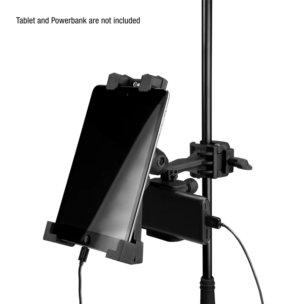 Adam Hall Stands THMS 1 - Universeller Tablet-Halter mit multifunktionalem Aufnehmer