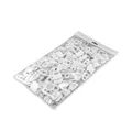 Adam Hall Accessories MIDI CLIP WHI M50 AH - Beutel Artikel Midi Clip für Molton weiß ( 50 Stk. )