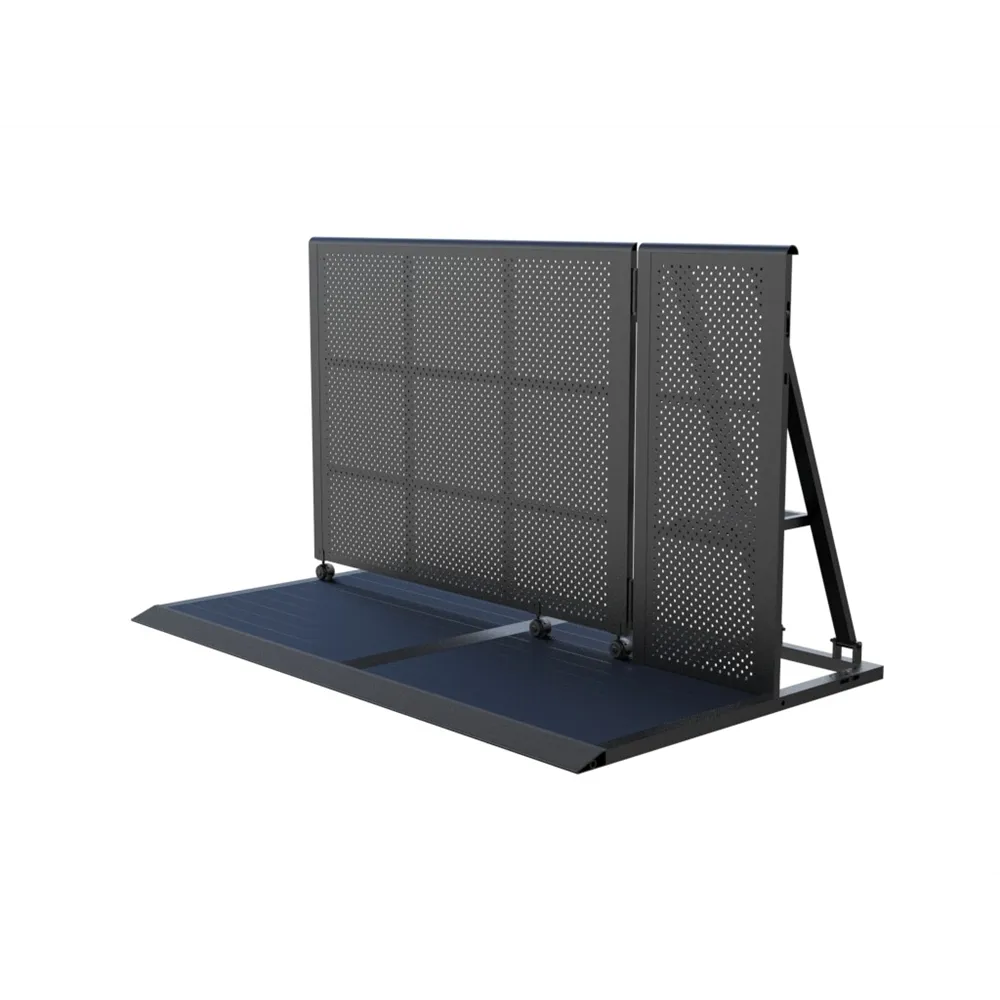 TEGO PRO Crash Barrier - Große Tür mit Öffnung links - BLACK